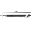 Pen 2In1 Stylus Retractable Ballpoint W/ Tip | https://www.bestnamebadges.com