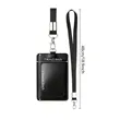 PU Leather Card Holder Bus Student ID Protective Cover | https://www.bestnamebadges.com