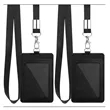 PU Leather Card Holder Bus Student ID Protective Cover | https://www.bestnamebadges.com