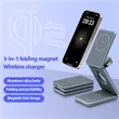 Foldable Wireless 3in1 Charger Works Multiple Apple Devices | https://www.bestnamebadges.com