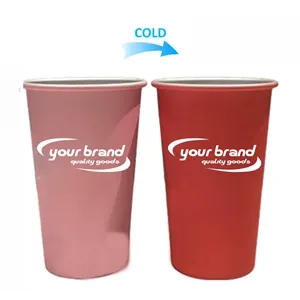 15 oz Reusable Metallic Color Changing Cups Aluminum Mug