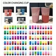 15 oz Reusable Metallic Color Changing Cups Aluminum Mug | https://www.bestnamebadges.com