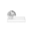 Globe VividPrint™ Award on Rectangle Base - White | https://www.bestnamebadges.com