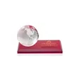 Globe VividPrint™ Award on Rectangle Base - Red | https://www.bestnamebadges.com