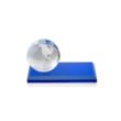Globe VividPrint™ Award on Rectangle Base - Blue | https://www.bestnamebadges.com