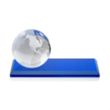 Globe VividPrint™ Award on Rectangle Base - Blue | https://www.bestnamebadges.com