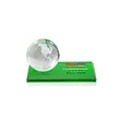 Globe VividPrint™ Award on Rectangle Base - Green | https://www.bestnamebadges.com