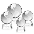 Globe Award on Robson Base - Clear | https://www.bestnamebadges.com
