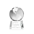 Globe Award on Robson Base - Clear | https://www.bestnamebadges.com