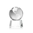 Globe Award on Robson Base - Clear | https://www.bestnamebadges.com