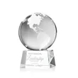 Globe Award on Robson Base - Clear | https://www.bestnamebadges.com
