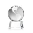 Globe Award on Robson Base - Clear | https://www.bestnamebadges.com