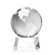 Globe Award on Robson Base - Clear | https://www.bestnamebadges.com
