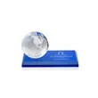 Globe Award on Rectangle Base - Blue | https://www.bestnamebadges.com