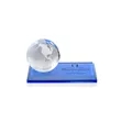 Globe Award on Rectangle Base - Sky Blue | https://www.bestnamebadges.com