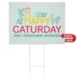 36" x 24" Corrugated Plastic Sign Kit (Double-Sided) | https://www.bestnamebadges.com
