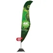 17' Streamline Sabre Sail Sign Flag, 2-Sided, Scissor Base | https://www.bestnamebadges.com