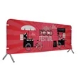 10' Barricade Fabric Cover | https://www.bestnamebadges.com