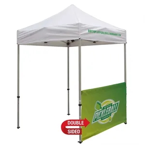 6' Tent Half Wall (Dye Sublimated, 2-Sided)