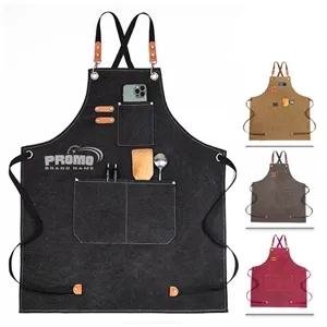 Lightweight Canvas Cross Back Chef Cotton Aprons
