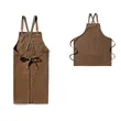 Lightweight Canvas Cross Back Chef Cotton Aprons | https://www.bestnamebadges.com