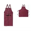 Lightweight Canvas Cross Back Chef Cotton Aprons | https://www.bestnamebadges.com
