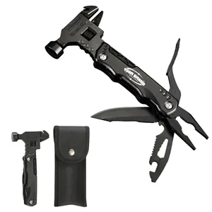 16In1 Multi-function Hammer Wrench Survival Camping Gear