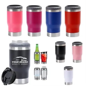 4In1 Travel Mug  Warmer 14oz Can Beer Bottle