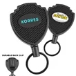 Heavy Duty Metal Badge Reel w/ Keyring | https://www.bestnamebadges.com