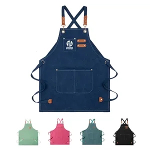 Kitch Style Cotton Canvas Apron