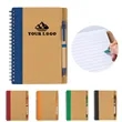 Eco Friendly Notebook With Pen | https://www.bestnamebadges.com