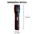 Outdoor High-Luminosity Aluminum Alloy Flashlight | https://www.bestnamebadges.com