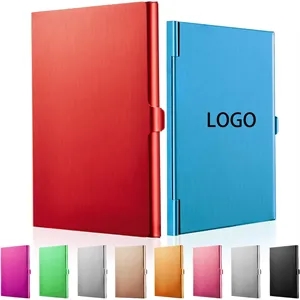 Aluminum Business Card Holder Case Name Credit