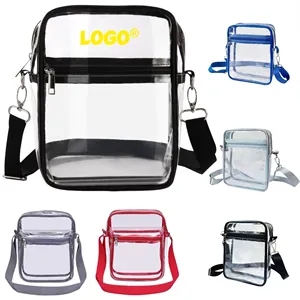 Clear Purse Stadium Messenger Bag CrossBody Concerts Sports
