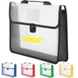 CLear Tote File Folder Bag Briefcase Expanding Document Box | https://www.bestnamebadges.com