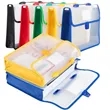 CLear Tote File Folder Bag Briefcase Expanding Document Box | https://www.bestnamebadges.com