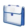 CLear Tote File Folder Bag Briefcase Expanding Document Box | https://www.bestnamebadges.com