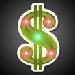 Dollar sign lights | https://www.bestnamebadges.com