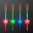 LED Shooting Star Sparkling Fiber Optic Wands | https://www.bestnamebadges.com