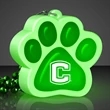 Light Up Paw Print Necklace | https://www.bestnamebadges.com