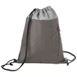RejuVe® Moto Recycled Heather Drawstring Bag | https://www.bestnamebadges.com