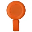Retractable Round Badge Reel Holder w/ Plastic Foldable clip | https://www.bestnamebadges.com
