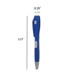Flashlight Ballpoint Pen Press Lighting LED Advertising | https://www.bestnamebadges.com