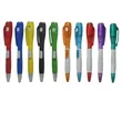 Flashlight Ballpoint Pen Press Lighting LED Advertising | https://www.bestnamebadges.com