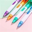 Flashlight Ballpoint Pen Press Lighting LED Advertising | https://www.bestnamebadges.com