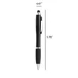 3 in 1 Personalized Pen Stylus Ballpoint Logo LED Flashlight | https://www.bestnamebadges.com