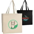 6 Oz Cotton Canvas Grocery Tote Bags | https://www.bestnamebadges.com