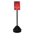 60" Rover Portable Sign Post Double-Sided Kit | https://www.bestnamebadges.com