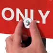 60" Rover Portable Sign Post Double-Sided Kit | https://www.bestnamebadges.com