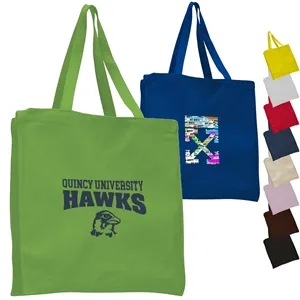 12 Oz. Cotton Canvas Tote Bag USA Decorated (14